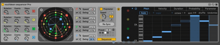 Alkman Euclidean Sequencer PRO v1.1 AMXD Ableton Live